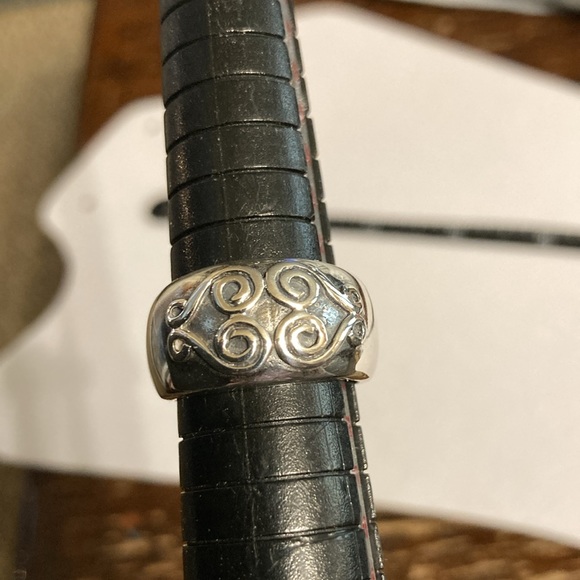 925 vintage NP wide band ring size 7 - Picture 10 of 10